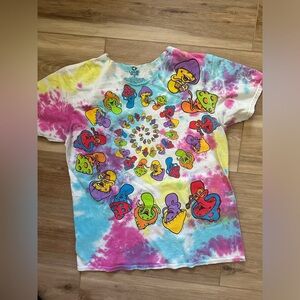 Liquid Blue Spiral Shrooms Tee M (altered)